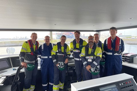 Esteemed guests on board LNG London