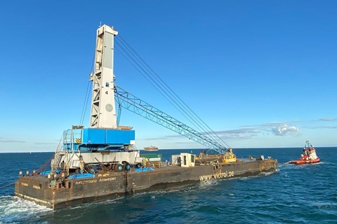 Gottwald Transportation from Portsmouth to Antwerp